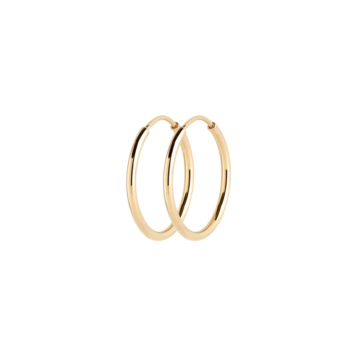 Senorita hoops, Ø25 mm- forgyldt